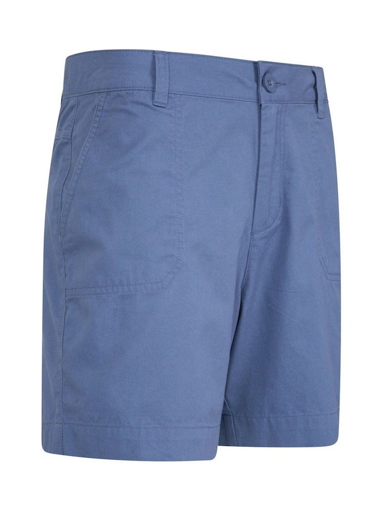 Mountain Warehouse Blue Bayside 100% Cotton Womens Shorts - Image 2 of 4