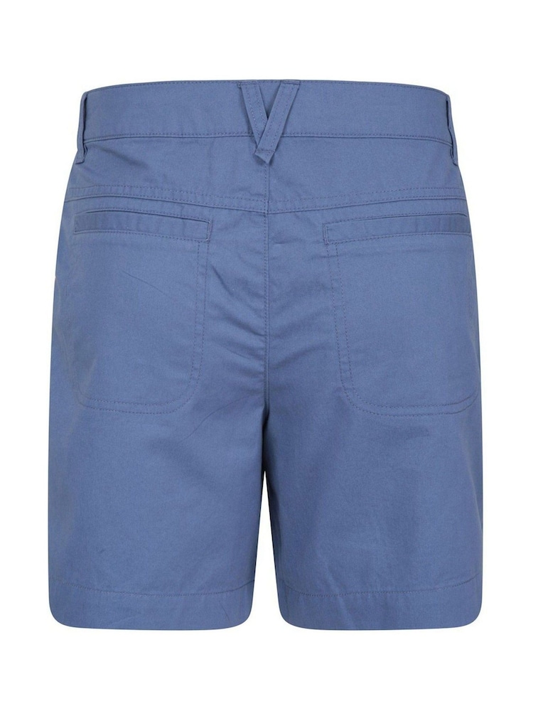 Mountain Warehouse Blue Bayside 100% Cotton Womens Shorts - Image 4 of 4