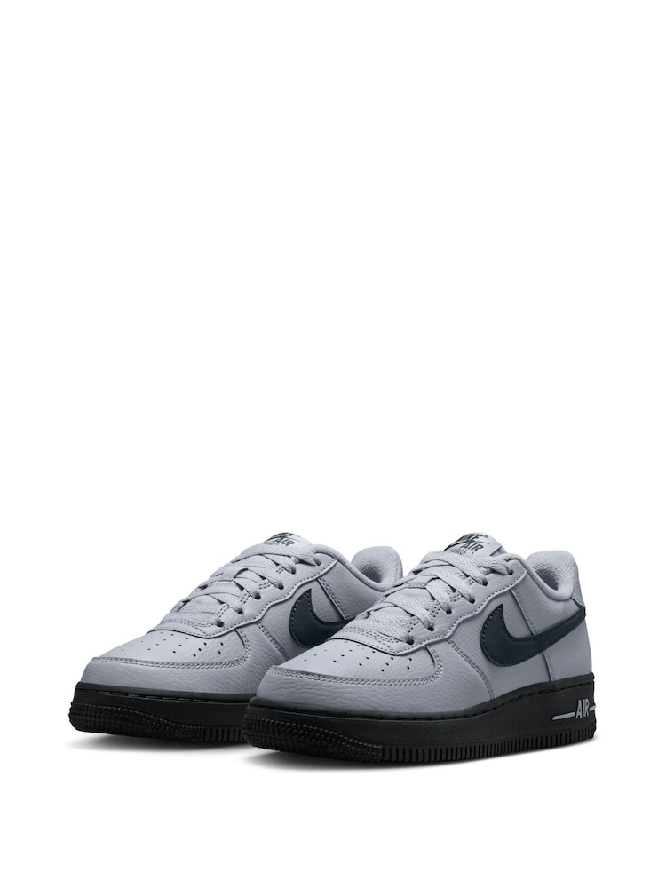Nike Grey Air Force 1 Trainers - Image 3 of 7