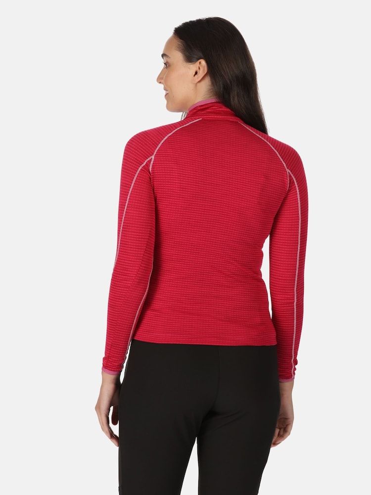 Regatta Pink Womens Yonder Half Zip Fleece - Image 2 of 9