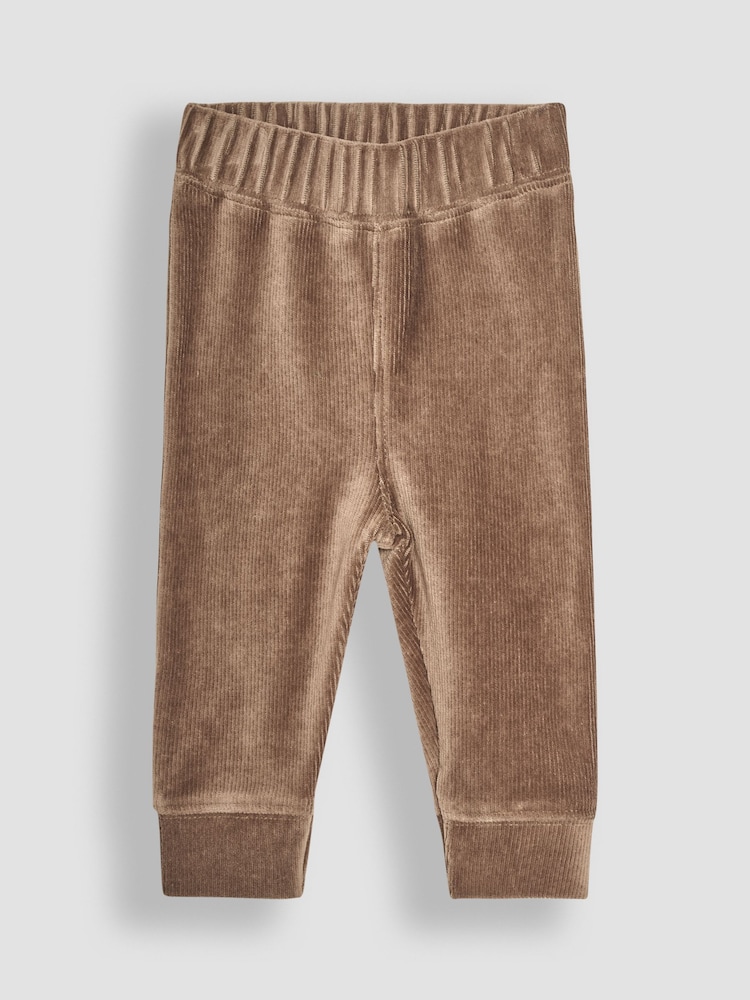 JoJo Maman Bébé Green Baby Panda Sweatshirt And Cosy Trousers Set - Image 5 of 5