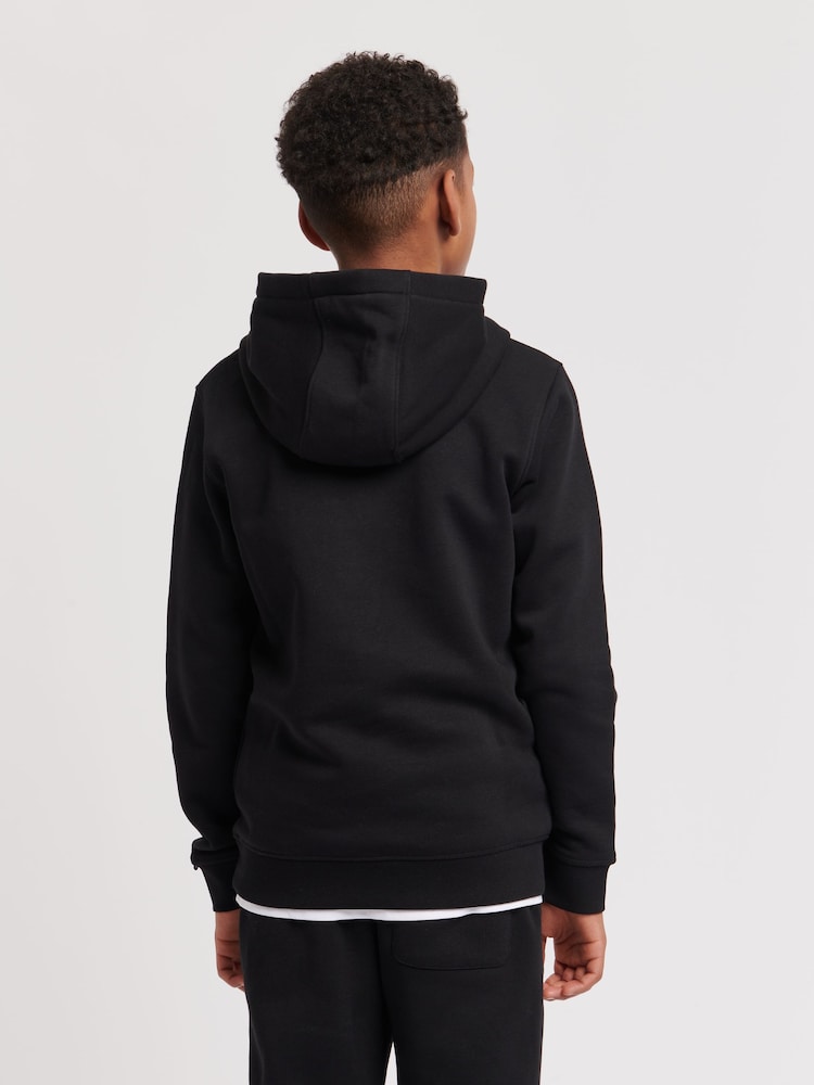 Zwart - U.S. Polo Assnvoor ons. Double Horsemen hoodie voor jongens - Image 4 of 8
