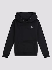 Zwart - U.S. Polo Assnvoor ons. Double Horsemen hoodie voor jongens - Image 6 of 8