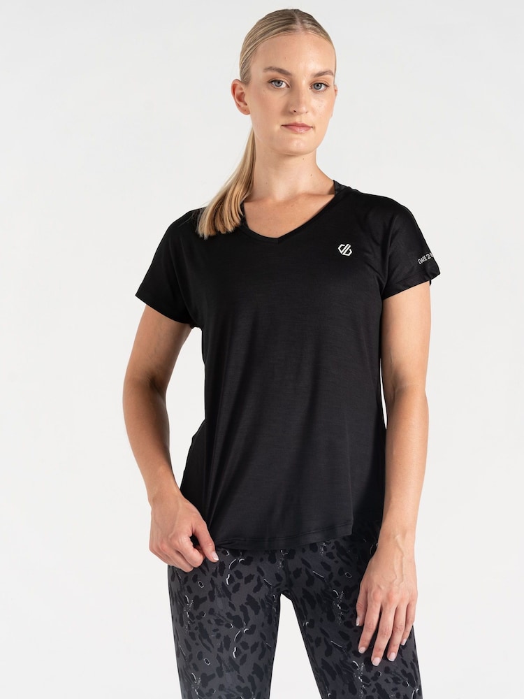 Negro - Camiseta en tejido ligero Vigilant de Dare 2b - Imagen 1 de 4 Negro - Camiseta en tejido ligero Vigilant de Dare 2b - Imagen 1 de 4