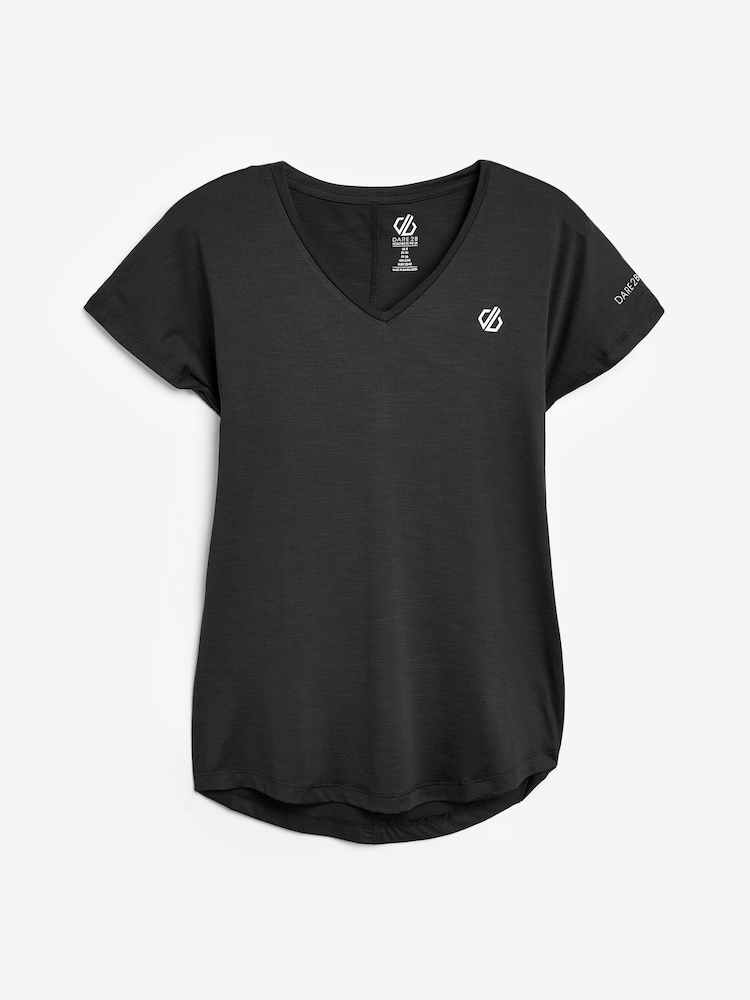 Negro - Camiseta en tejido ligero Vigilant de Dare 2b - Imagen 4 de 4 Negro - Camiseta en tejido ligero Vigilant de Dare 2b - Imagen 4 de 4