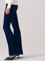 The Set Mid Blue/Black 2 Pack Flared Denim Jeans - Image 5 of 10