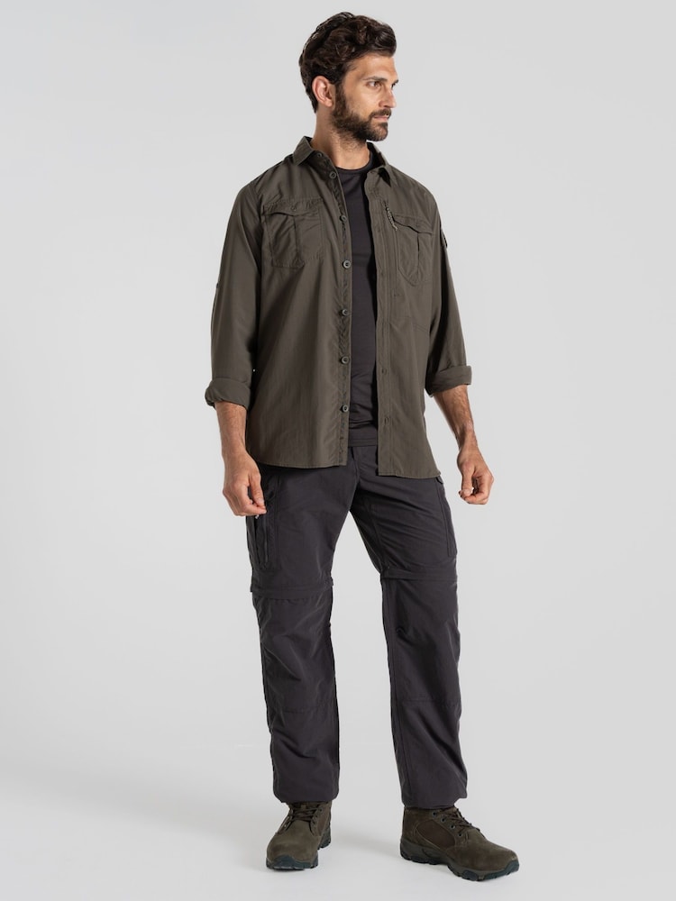 Craghoppers Green NosiLife Convertible Carfo III Trousers - Image 5 of 11