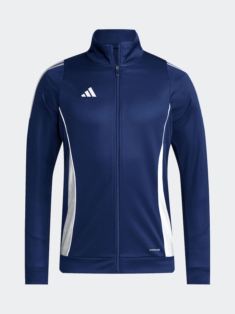 Mornarsko modra/bela - adidas zgornji del trenirke Tiro 24 Training - Slika 10 iz 10