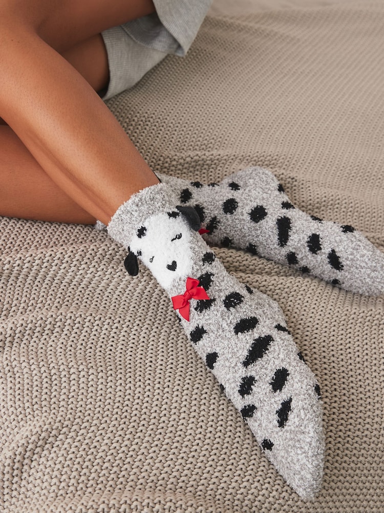Dalmatian Christmas Cosy Socks In Box - Image 1 of 4