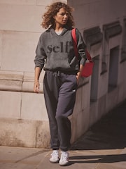 self. Grey Knitted Hoodie - Image 4 of 6