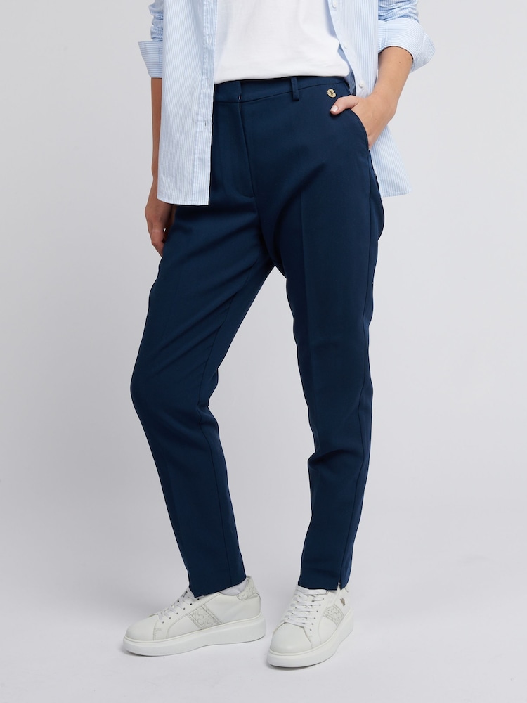 U.S. Polo Assn. Blue Womens Classic Chinos - Image 1 of 8