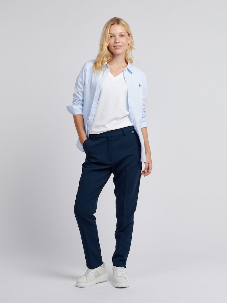 U.S. Polo Assn. Blue Womens Classic Chinos - Image 3 of 8