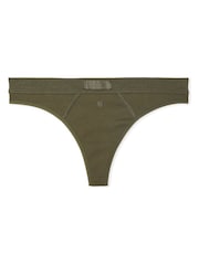 Victoria's Secret Casual Olive Green Thong Knickers - Image 3 of 3