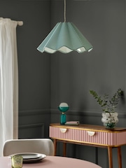 Clarke and Clarke Green Stripe Asra Easyfit Shade - Image 2 of 4