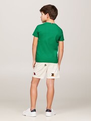 Tommy Hilfiger Green 100% Cotton Monogram T-Shirt - Image 2 of 6