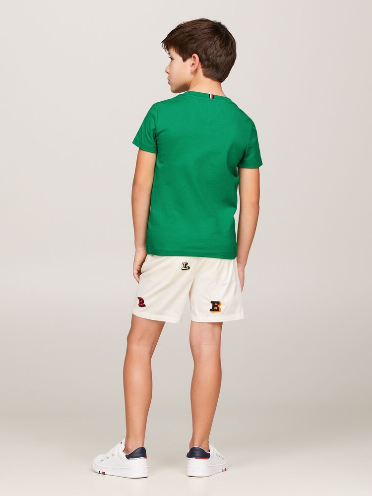 Tommy Hilfiger Green 100% Cotton Monogram T-Shirt - Image 2 of 6
