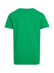 Tommy Hilfiger Green 100% Cotton Monogram T-Shirt - Image 5 of 6