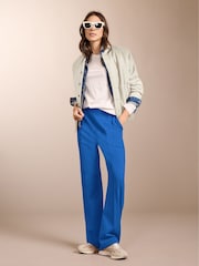 Baukjen Blue Marian Trousers with Lenzing™ Ecovero™ - Image 4 of 7