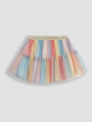 JoJo Maman Bébé Cream Unicorn Top And Tulle Skirt Set - Image 5 of 7