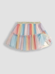 JoJo Maman Bébé Cream Unicorn Top And Tulle Skirt Set - Image 6 of 7