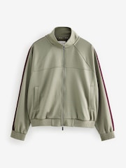 Grün - Jacke mit durchgehendem Reißverschluss - Bild 5 von 8