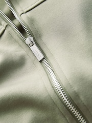 Grün - Jacke mit durchgehendem Reißverschluss - Bild 6 von 8