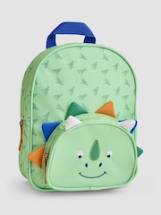 JoJo Maman Bébé Green Dino Character Backpack - Image 1 of 4