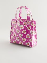 Cath Kidston Pink Hearts Small Coated Bookbag - Image 3 of 9