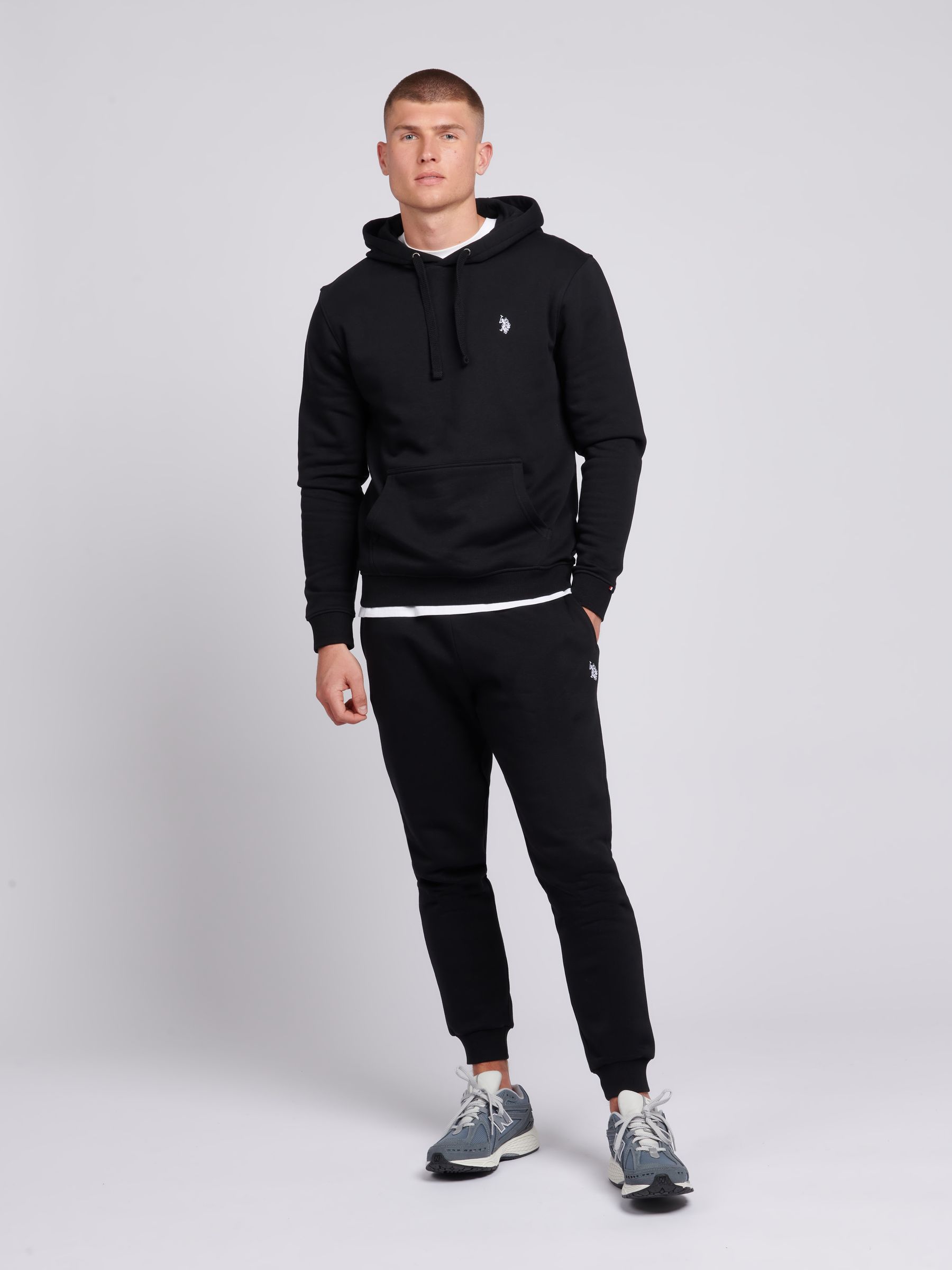 Buy U.S. Polo Assn. Black Mens Classic Fit 100% Cotton Double