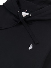 U.S. Polo Assn. Black Mens Classic Fit 100% Cotton Double Horsemen Hoodie - Image 6 of 6