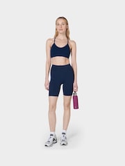Sweaty Betty Navy Blue Mindful Flex Seamless Yoga Bra - Image 5 of 7