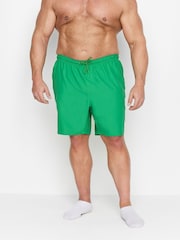 BadRhino Big & Tall Green Plain Swim Shorts - Image 1 of 4