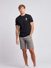 Сірий - U.S. Polo Assn. Класичні чоловічі шорти чинос - Image 3 of 9