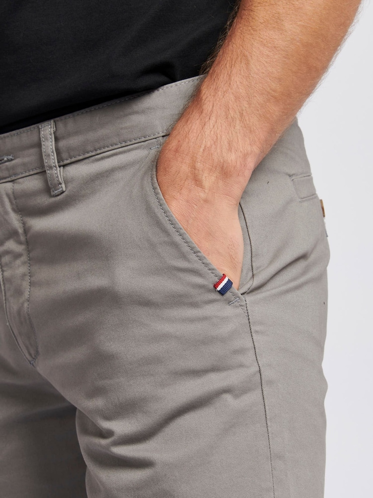 Grijs - U.S. Polo Assn. Classic Mens Chino Shorts - Image 5 of 9