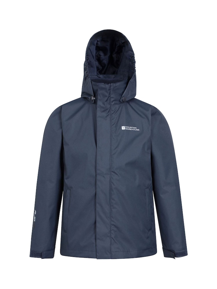 Mountain Warehouse Navy Kids Fell 3-In-1 Water Resistant Jacket - Image 5 of 5