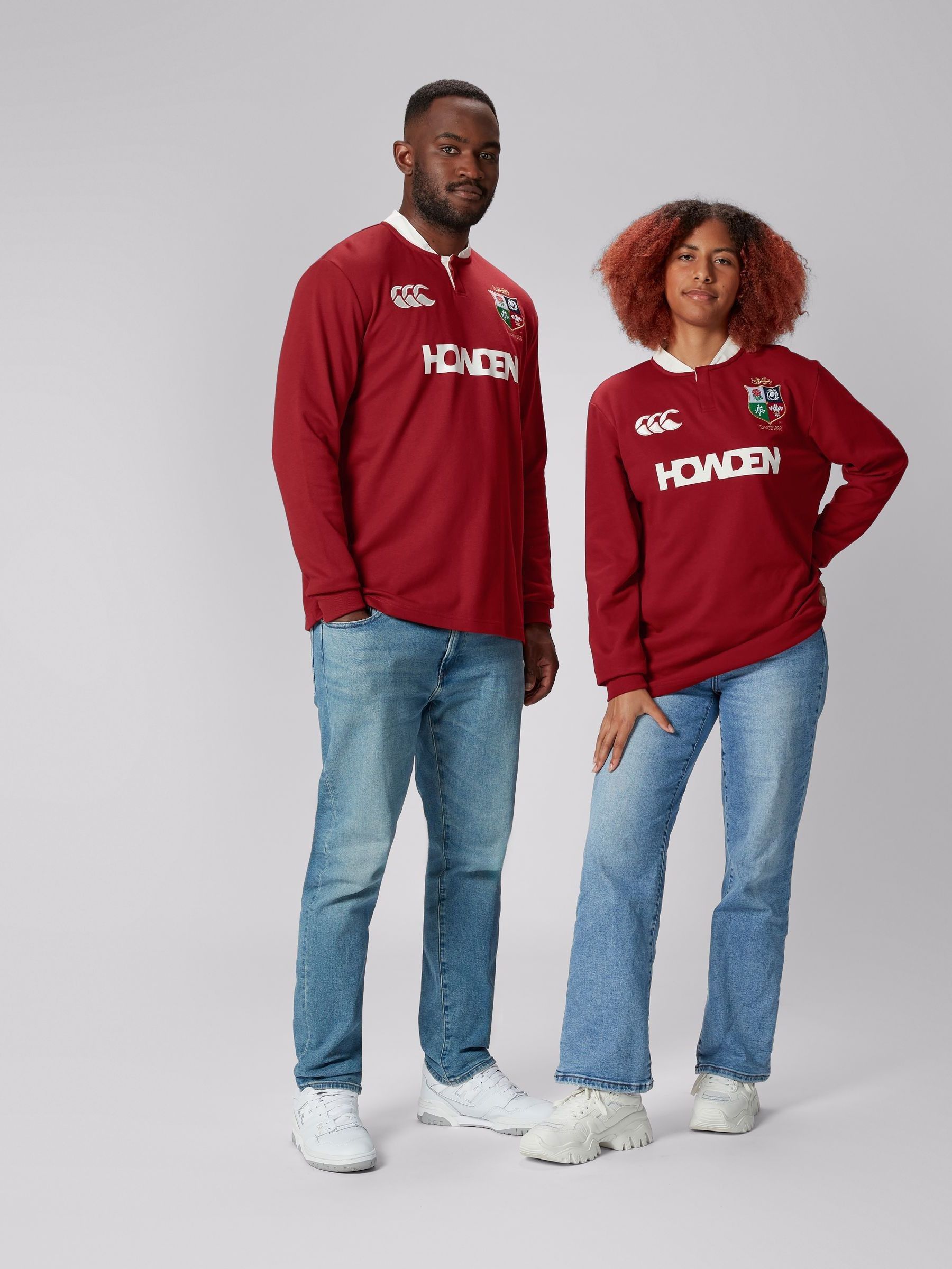 Buy Canterbury Red British & Irish Lions Rugby Classic Long Sleeve