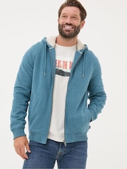 FatFace Brooke Teal Blue Hoodies - Image 1 of 5