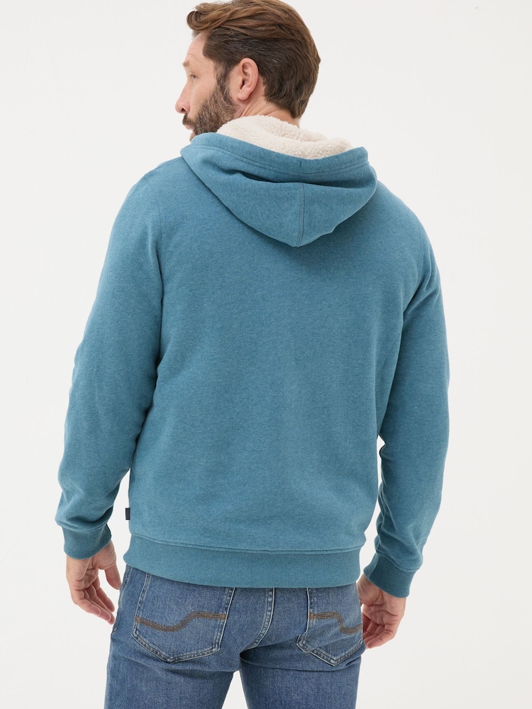 FatFace Brooke Teal Blue Hoodies - Image 2 of 5 FatFace Brooke Teal Blue Hoodies - Image 2 of 5