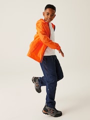 Regatta Orange Kids Waterproof Pack It Jacket III - Image 3 of 9