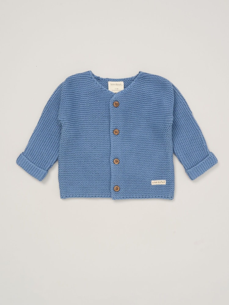 Homegrown 100% Organic Cotton Knitted Cardigan - Image 1 of 3