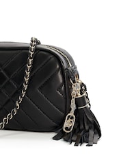 Dune London Black Chrome Chancery Cross-Body Bag - Image 6 of 6