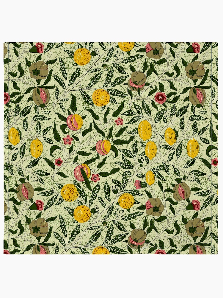 William Morris Gallery Fruit Pack of 4 100% Cotton Napkins - Image 2 of 2
