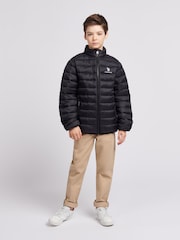 U.S. Polo Assn. Black Lightweight Boys Bound Quilted Jacket - Image 6 of 9