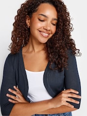 M&Co Blue Cropped Cardigan - Image 4 of 4