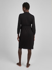JoJo Maman Bébé Black Maternity Lace Robe - Image 2 of 5