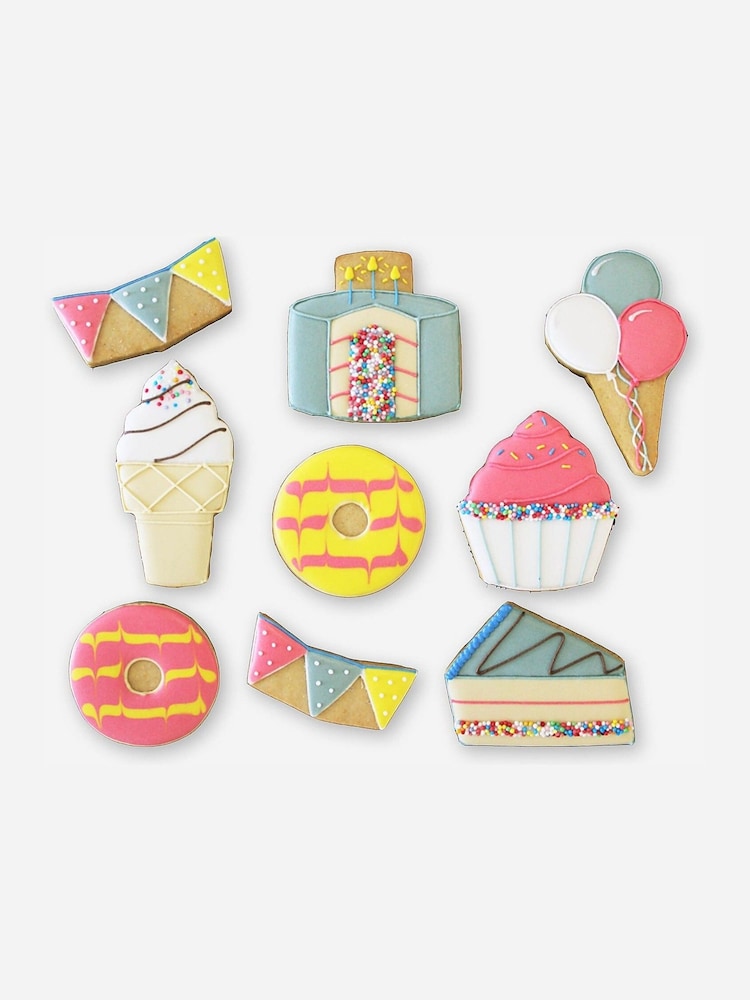 Biscuiteers Birthday Treat Biscuit Tin - Image 1 of 2