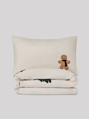 Santa & Friends Tufted Christmas Duvet Cover and Pillowcase Set - Image 6 of 6