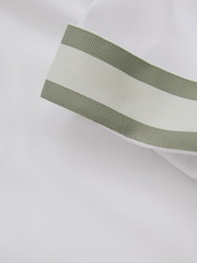 Reiss White Valbonne Reiss | Ché Cuff Detail Cuban Collar Shirt - Image 5 of 5