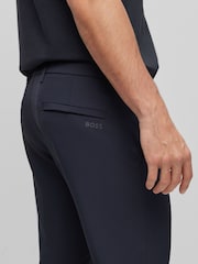 BOSS Dark Blue Slim Fit Stretch Cotton Chino Trousers - Image 3 of 5