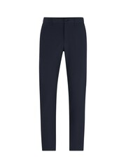 BOSS Dark Blue Slim Fit Stretch Cotton Chino Trousers - Image 5 of 5